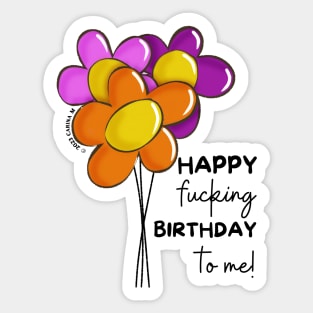 Happy Birthday to Me Sticker